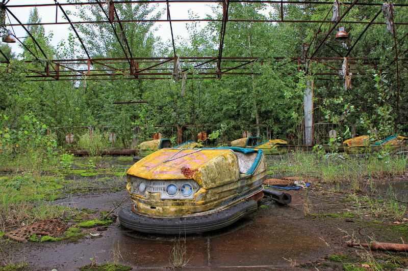 Parque de atracciones cerca de Chernobil